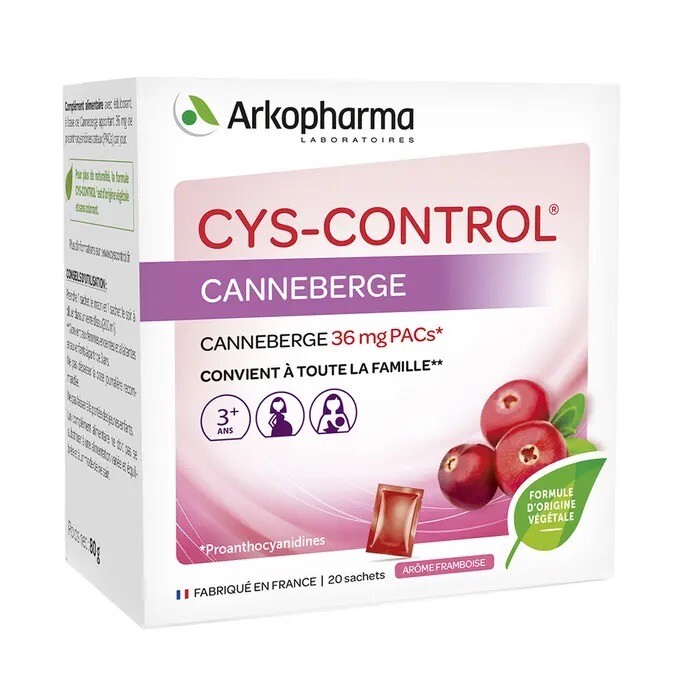 Cranberry Arkopharma solution urinaire pour voyager l'esprit léger 80g