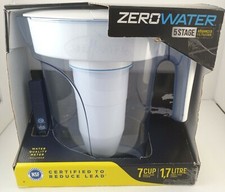 ZeroWater Dispenser Filtrazione Acqua 7 Tazze -1,7 Litri 5 Stadi Misuratore Qualità