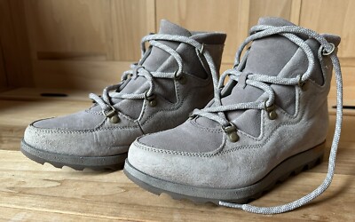 Sorel Tan Gray Suede Sneakchic Alpine Ankle Boots NL2775 Womens 7.5 7 1/2