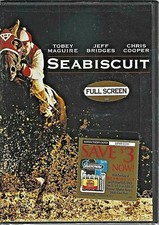 New Sealed - Seabiscuit DVD, 2009, Full Screen Jeff Bridges, Tobey Maguire