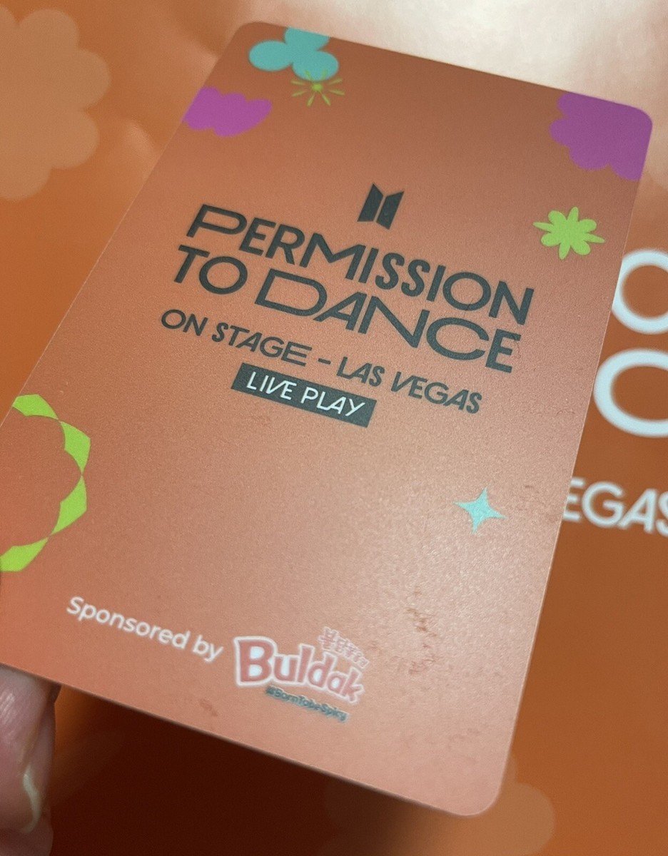BTS PTD Permission to Dance Las Vegas Live Play Lucky Draw