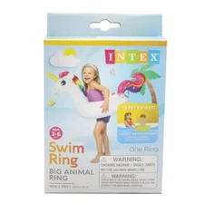 Unicorn Intex Swim Ring Big Animal Ring 42in x 23in 