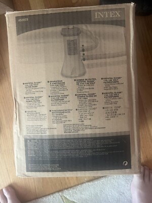 Intex Krystal Above Ground Filter-Pump ''The Wet Set #58603 Swimming Pool Pump #1