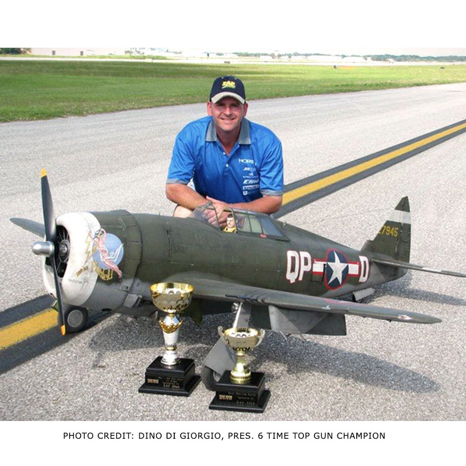 XOAR PJWWII 16x6 RC Model Airplane Propeller 16 Inch Blk Wood Warbird Gas Prop - Image 3 of 3