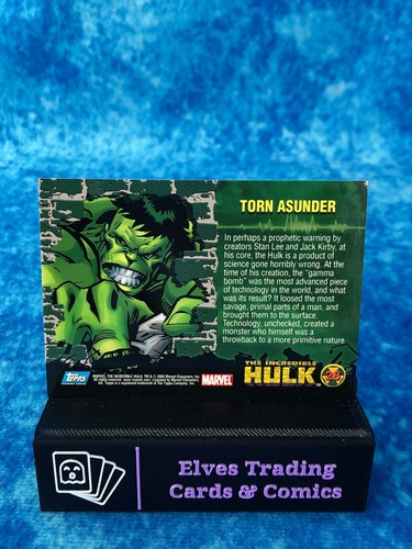 The Incredible Hulk SINGLE Non-Sport Trading card by Topps 2003 MARVEL - Picture 60 of 148