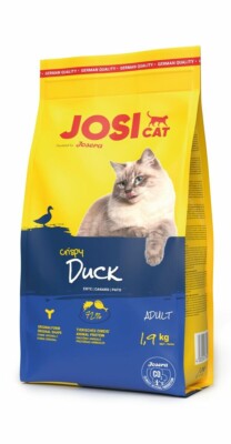 JosiCat Crispy Duck Katzenfutter trocken | 1,9 kg