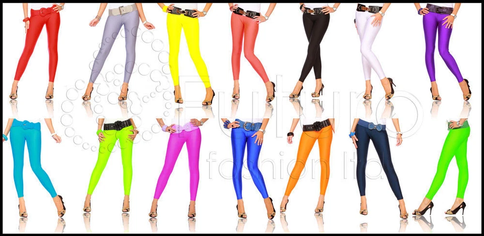 Full Length Cotton Leggings, All Colours & All Sizes! HQ - Image 1 of 1
