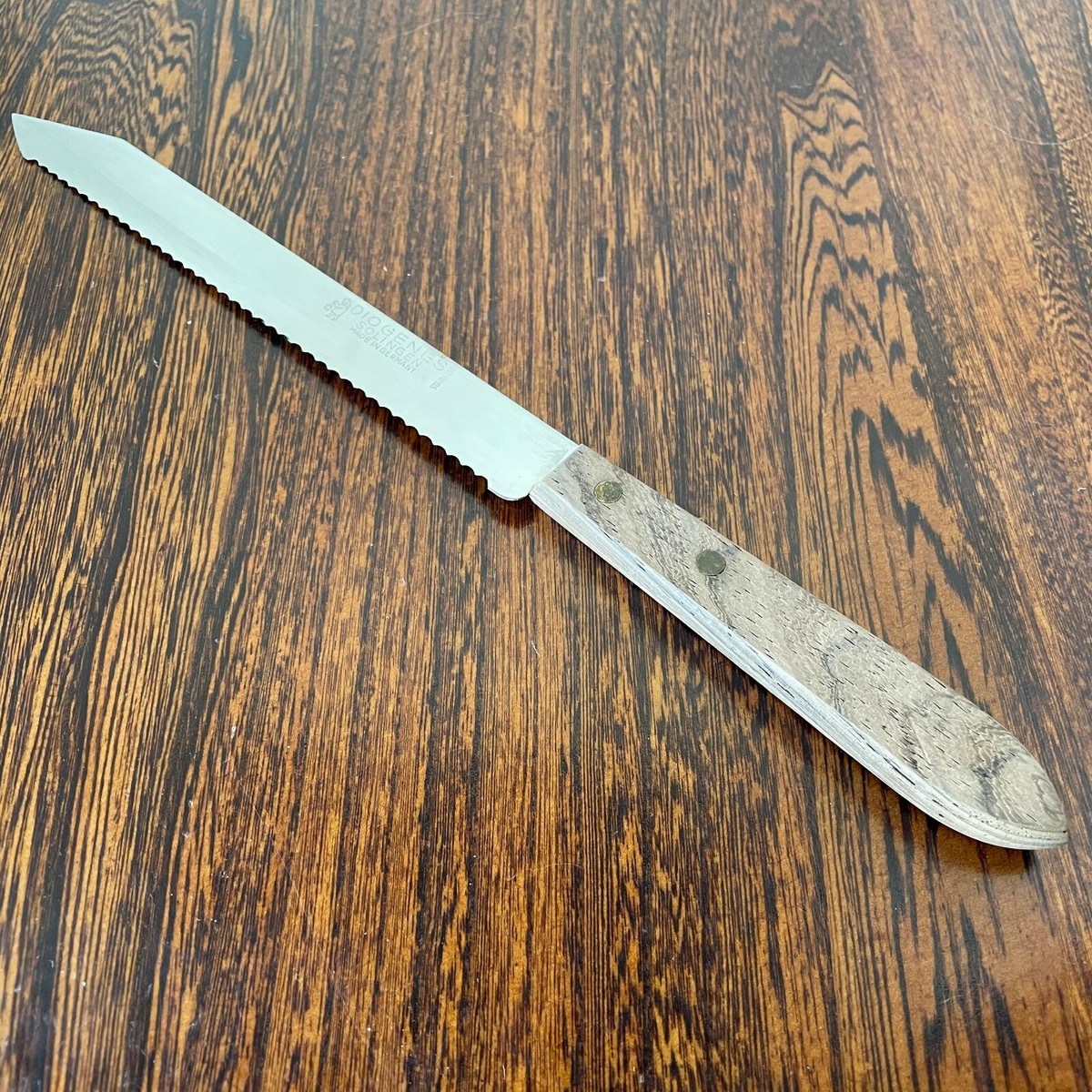 Vintage Diogenes Solingen Made in Germany Serrated Knife. 7