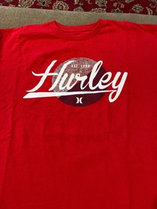 red hurley shirt