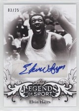 2015 Leaf Legends of Sport Base Silver 3/25 Elvin Hayes #BA-EH1 Auto HOF 0af