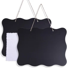 Chalkboards 10x14 Inch Double Sided Erasable Chalkboard Signs Message Board w...