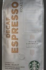Starbucks Decaf Coffee  250g Espresso Dark Roast Coffe Beans, Brand new, UK 
