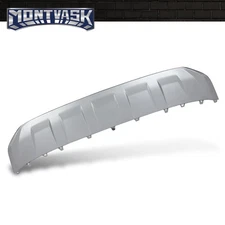 Fit For 2016-2019 Audi Q7 Base Front Bumper Lower Valance Spoiler Trim Silver