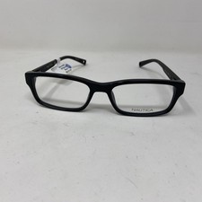 NAUTICA EYEWEAR N8127 001 55-17-240 BLACK FLEX HINGE EYEGLASSES 296R
