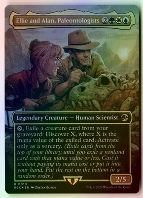 MTG Ellie and Alan, Paleontologists (Borderless) FOIL Jurassic World