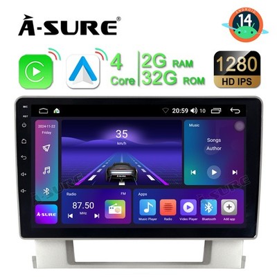 2+64G Android 15 Autoradio Für Opel Astra J 2009-2014 GPS Nav Apple CarPlay WIFI