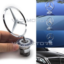 3d Emblem Star Hood For Mercedes-benz W202 W210 W221 W220 W208 C E S Series
