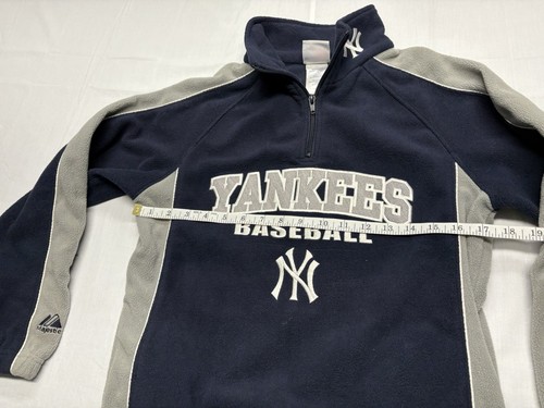 New York Yankees MLB Half Zip Fleece Youth Size 10-12 - Picture 6 of 8