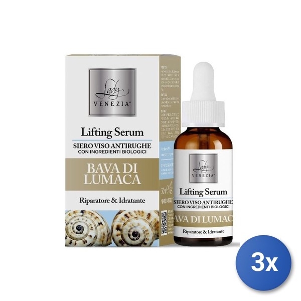 3X Lady Venezia Gesicht 30 Ml Serum Gegen Falten Schneckenschleim-image