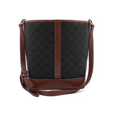 Celine Triomphe Medium Bucket Bag Shoulder Bag and Crossbody Bag 154072234 [P]