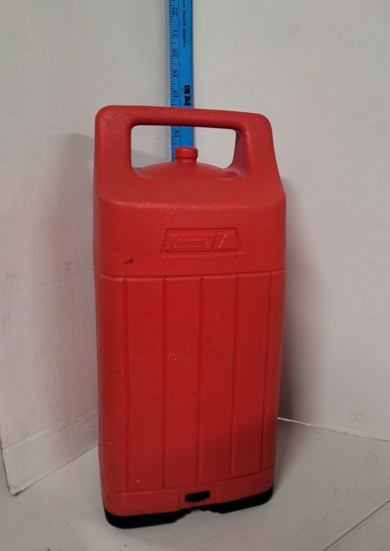 Coleman Lantern Red Hard Plastic Carry / Storage Case