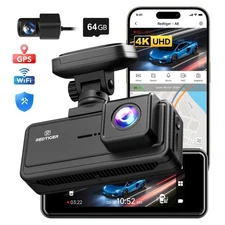 RedTiger A8 Dashcam 4k 1080p 2 Channel Front And Back Dash Cam