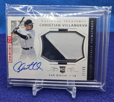 2018 Panini National Treasures -AU Rookie Materials Signatures Christian...99