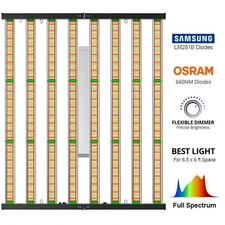 FC-E8000 Spider Led Grow Light Bar for 5x5ft Commercial 800W Indoor Growing Lamp