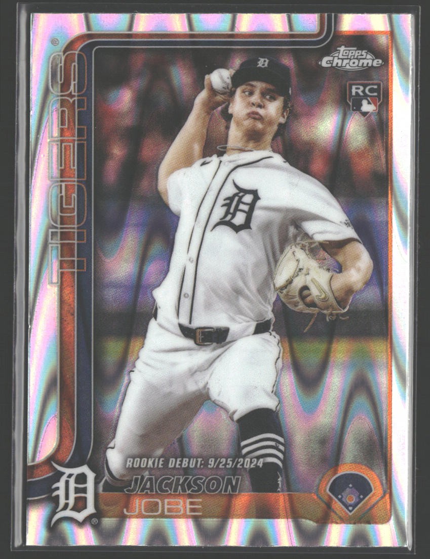 2025 Topps Chrome Update #USC48 Jackson Jobe RayWave Refractor