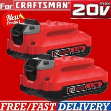 2PACK For Craftsman V20 20 Volt MAX Lithium Battery CMCB204 CMCB202 CMCB201 TOOL