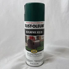 Rust-oleum Hammered Deep Green 7211 Spray Paint NEW