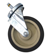 SC Swivel Threaded Stem Caster Wheel 5" x 1-1/4" Wide Replacement
