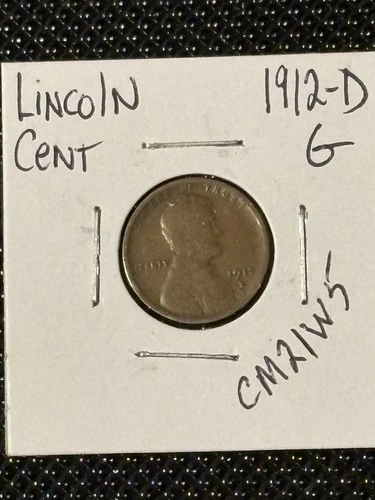 1912-D Lincoln Cent  G
