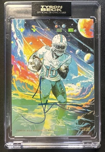 Tyreek Hill X Tyson Beck Comic Autograph /29