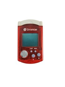 Red Sega Dreamcast VMU, Tested, Works, Needs Battery