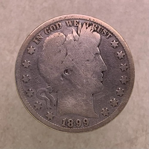 1899 Barber Half Dollar, Philadelphia