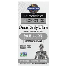 Dr. Formulated Probiotics, Once Daily Ultra, 90 Billion, 30 Vegetarian Capsules