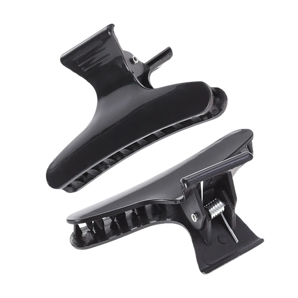8PCS Clamps Non- Styling Claw Hair Clips for Hair Salon (Black) - Image 3 of 4