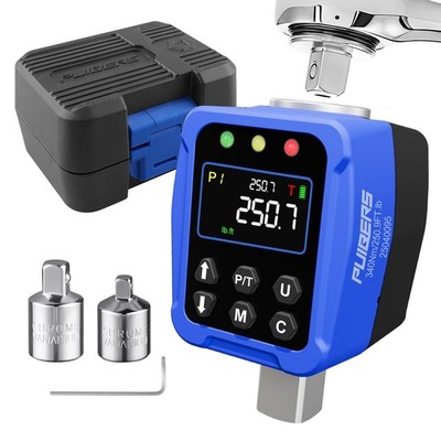 PUIBERS 1/2'' Digital Torque Wrench Adapter 12.5-250.7 Ft-lb / 17-340 Nm ±2%