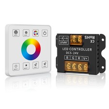 RGB LED Controller RF Wireless Remote DC5V/12V/24V 30A Dimmable Wall
