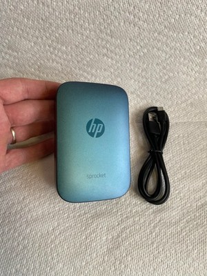 HP Sprocket Mini Bluetooth Photo Printer Model SNPRH-1603 rare color green on PU