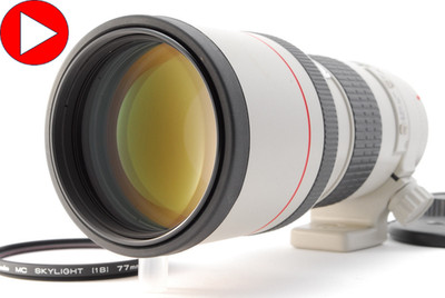  [EXC+5] Canon EF 300mm F4 L USM Telephoto AF Lens w/ tripod from JAPAN [Read]