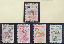 Dominican Republic Stamps Scott #474 To 478, Mint Hinged