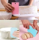 3er Set Flexible Teigabstecher Teig Schaber Schüssel Fondant Kuchen🎂Backen Tool