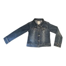 The Children s Place Denim Jacket Youth 7/8 Medium Classic Blue Jean Coat