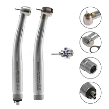Fit NSK Dental LED High Speed Handpiece Standard Push Button 2/4Hole Turbine CE