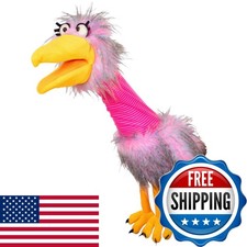 Living Puppets 21-Inch Plush Pink Bird Hand Puppet
