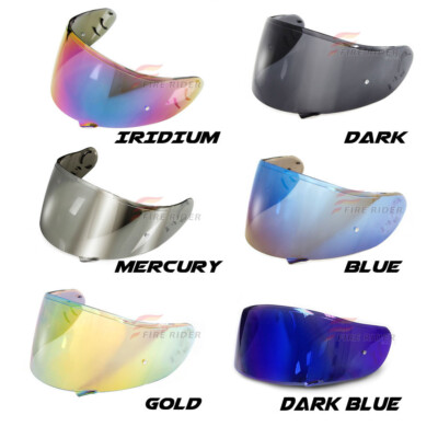 Shoei Helmet Tinted Visor 1x Color Tinted Helmet Visor Pinlock