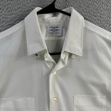 Vintage Arrow Shirt Mens Large 22x30 White De...