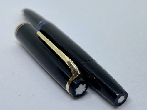 Vintage MINT MONTBLANC 24 & 28 Fountain Pen Ballpoint Set-14k Needle Pt-Restored - Picture 9 of 24